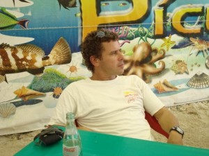 Me hanging at Picus' my fave ceviche spot on Isla...