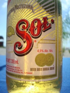 Ah... cold Sol's on the beach
